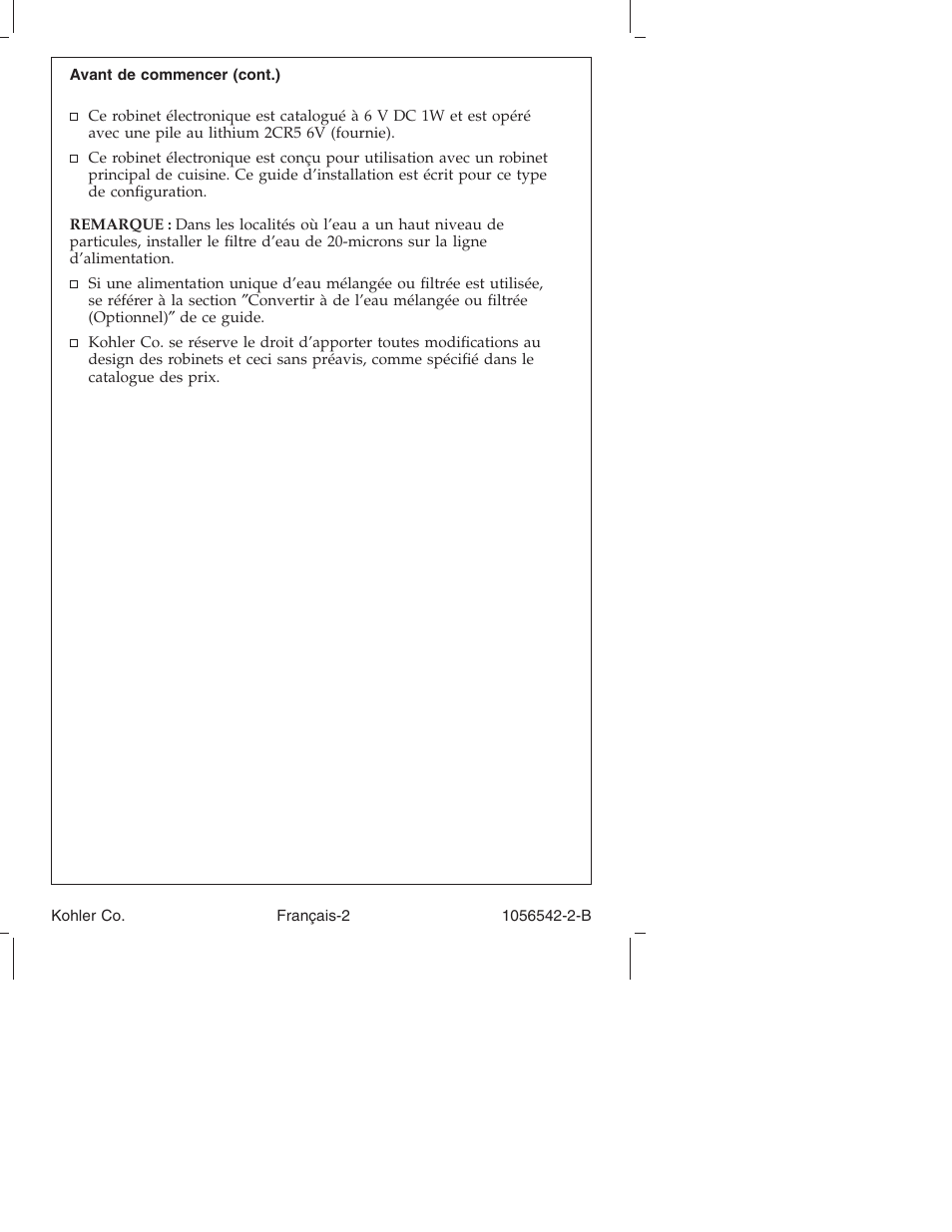 Kohler K-10103 User Manual | Page 15 / 44