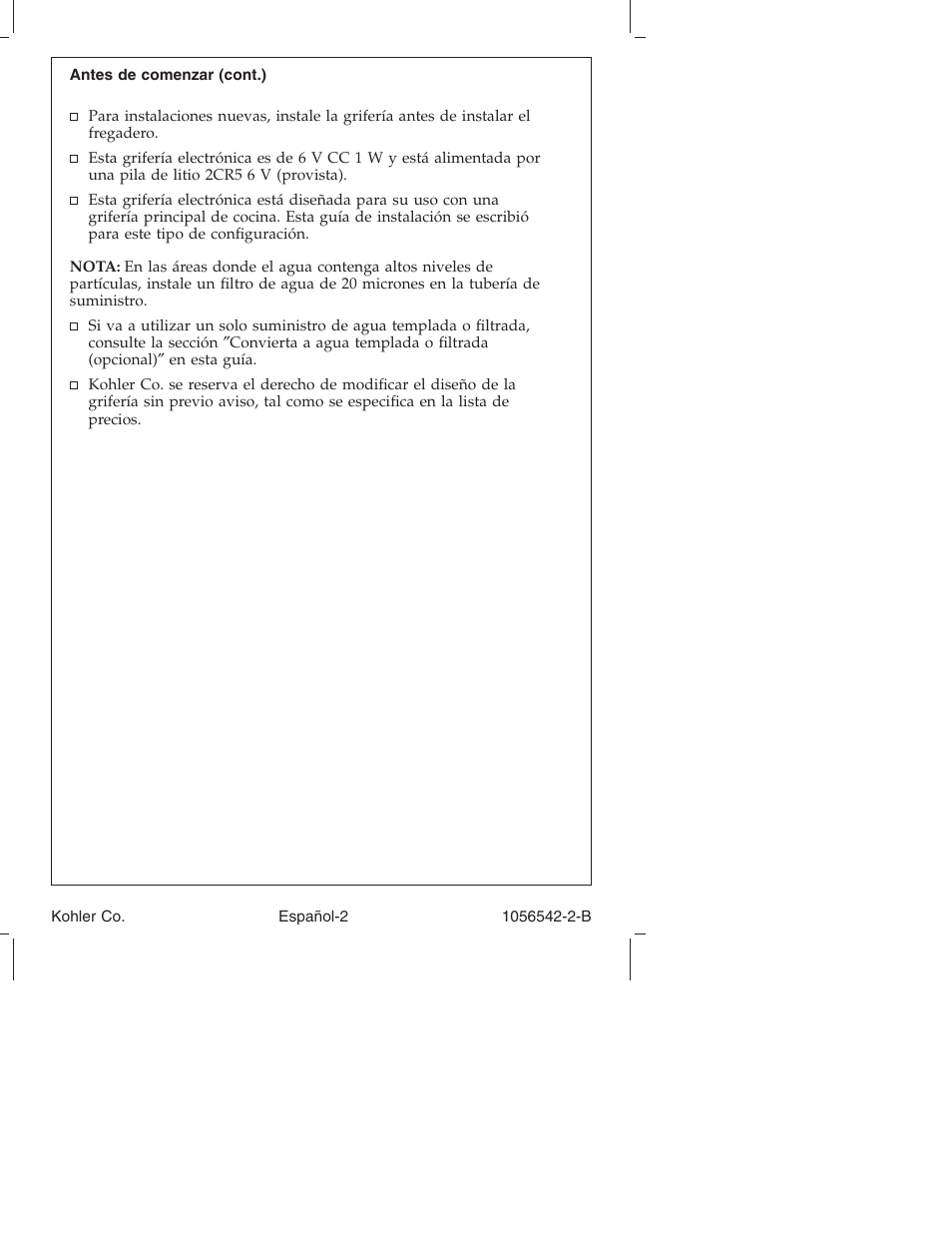Kohler K-10103 User Manual | Page 29 / 44
