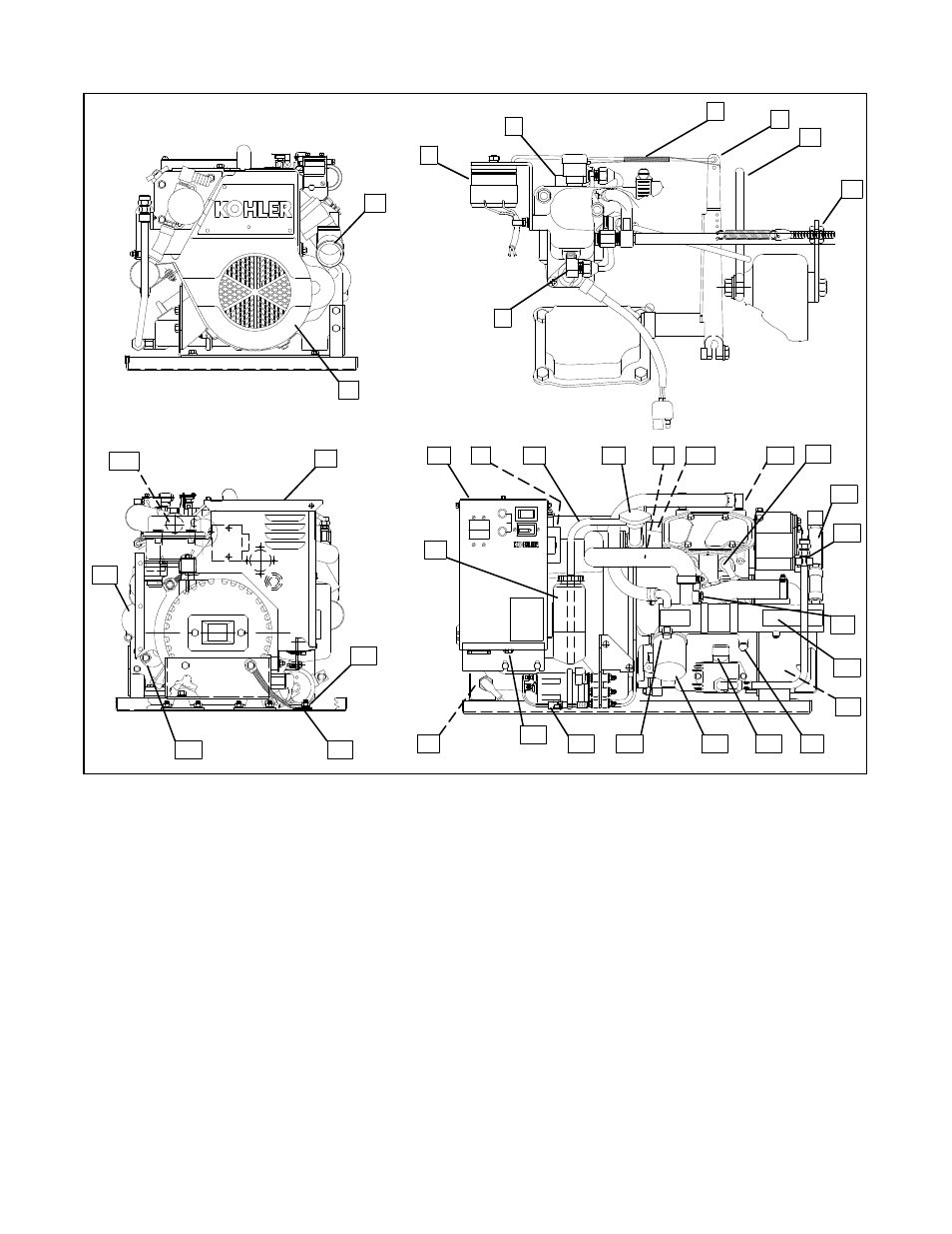 Service views | Kohler 3.5CFZ User Manual | Page 21 / 81
