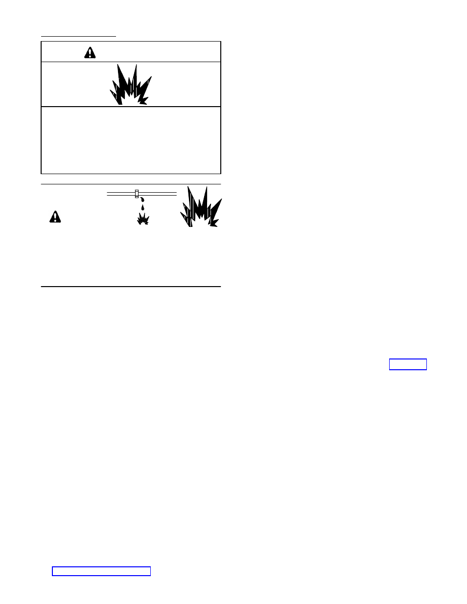 Warning, Fuel system | Kohler 3.5CFZ User Manual | Page 7 / 81