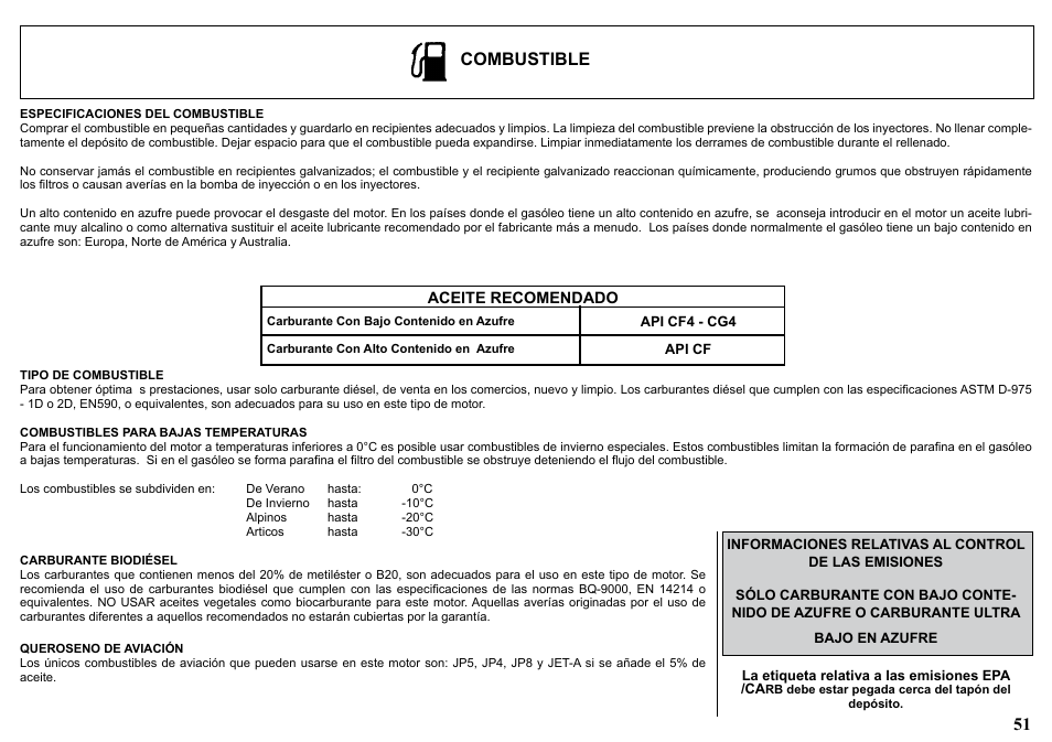 Combustible | Kohler KDW1003 User Manual | Page 51 / 152