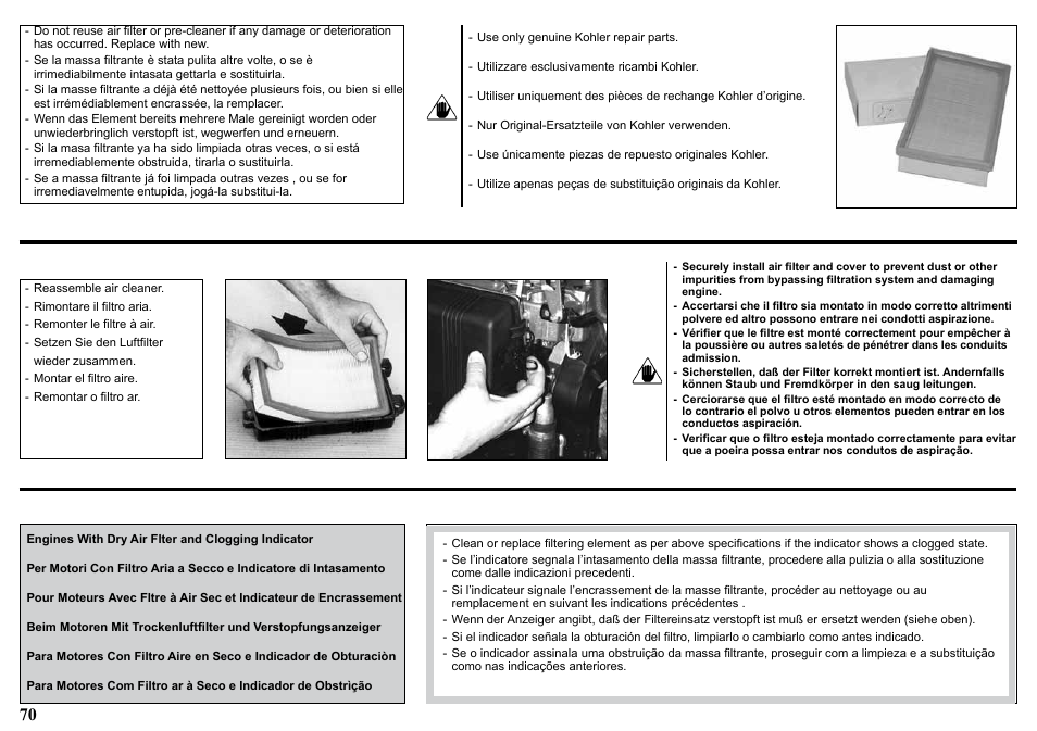 Kohler KDW1003 User Manual | Page 70 / 152