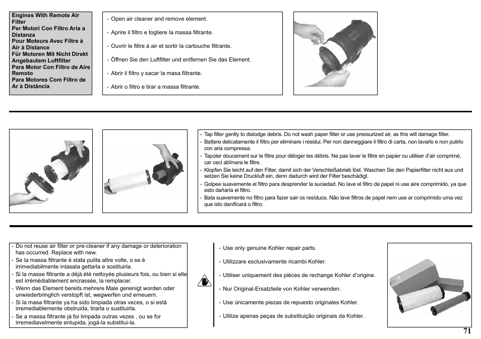 Kohler KDW1003 User Manual | Page 71 / 152