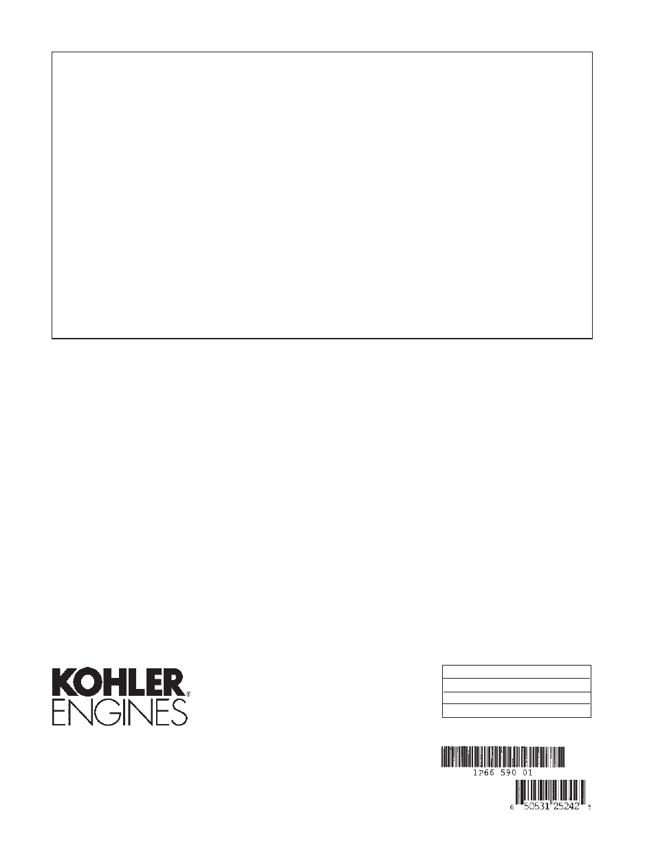 Kohler Aegis LV675 User Manual | Page 20 / 20