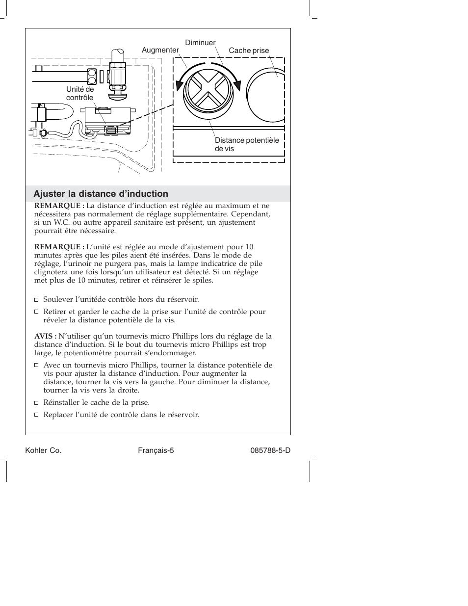 Kohler Touchless Urinal K4915 User Manual | Page 17 / 40