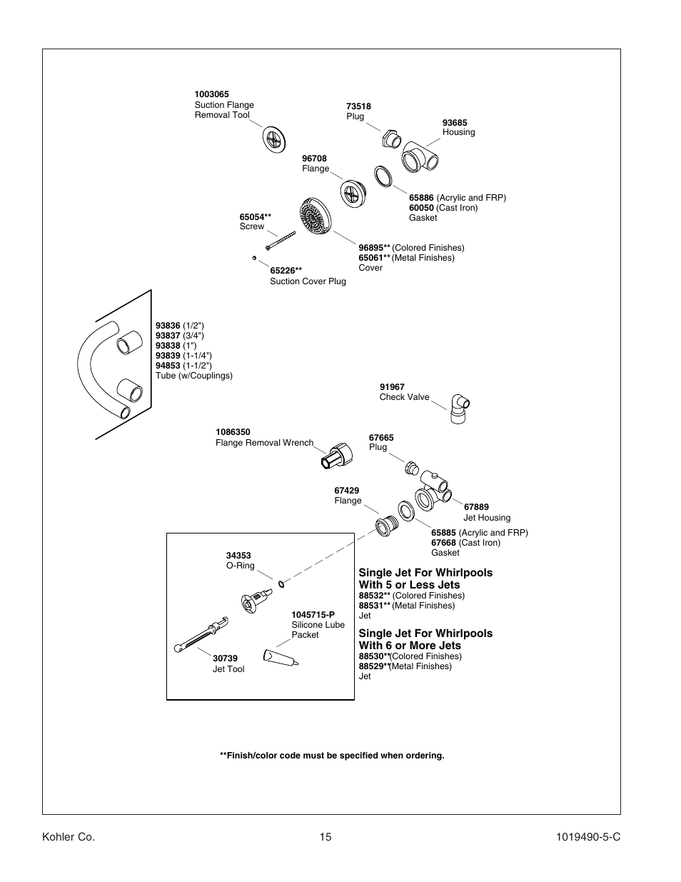 Kohler Bath Whirlpool K-812-N1 User Manual | Page 15 / 56