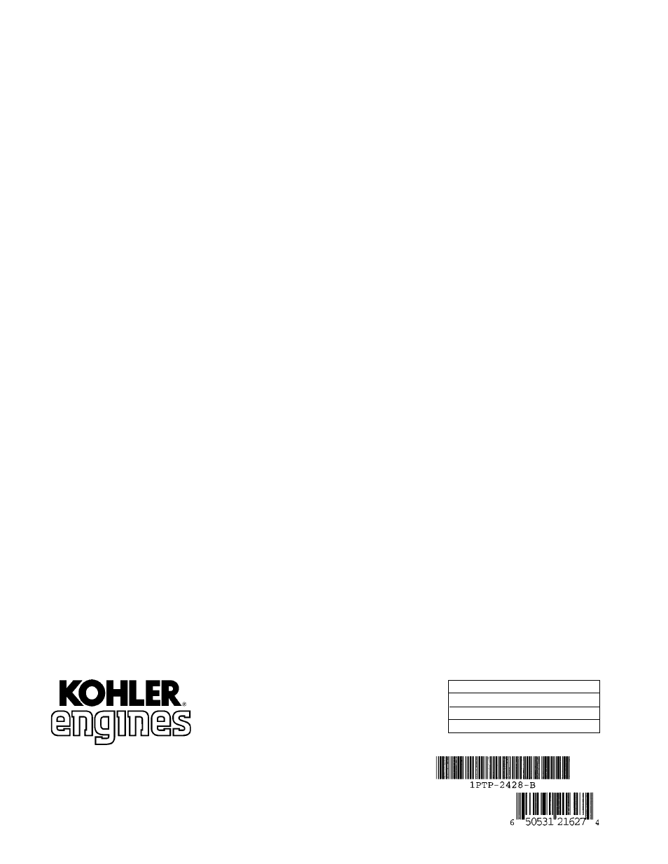 Kohler COMMAND CH18-745 User Manual | Page 218 / 218