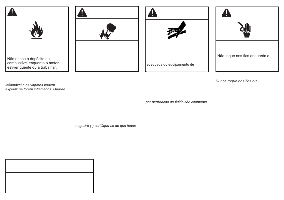 Aviso, Advertência | Kohler KD625-2 User Manual | Page 15 / 136