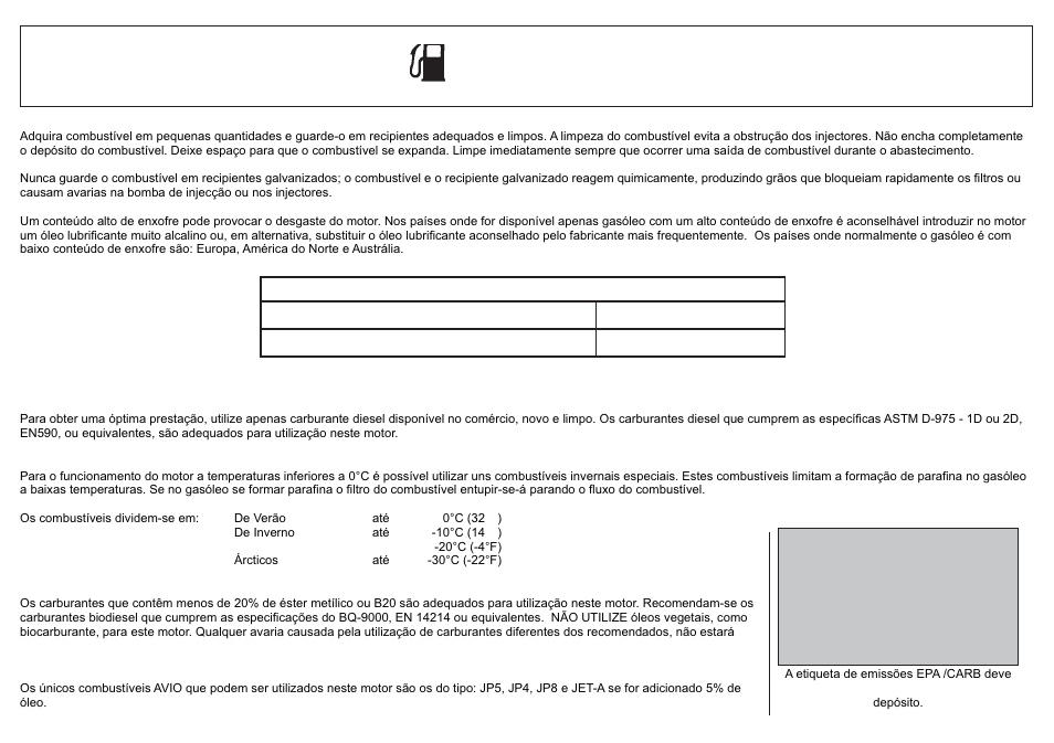 Combustível | Kohler KD625-2 User Manual | Page 47 / 136