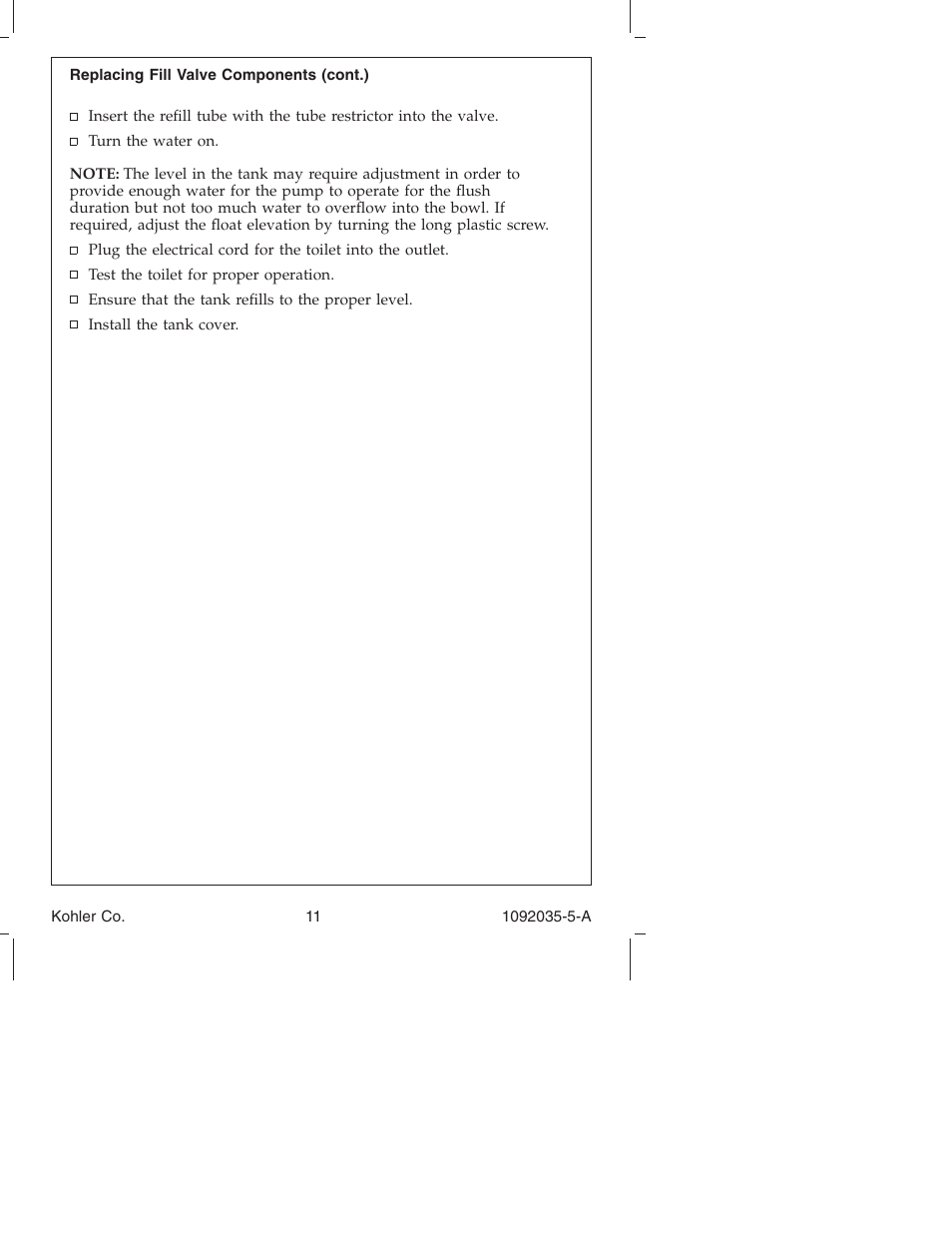 Kohler Toilet and Bidet Seat K-3607 User Manual | Page 11 / 76