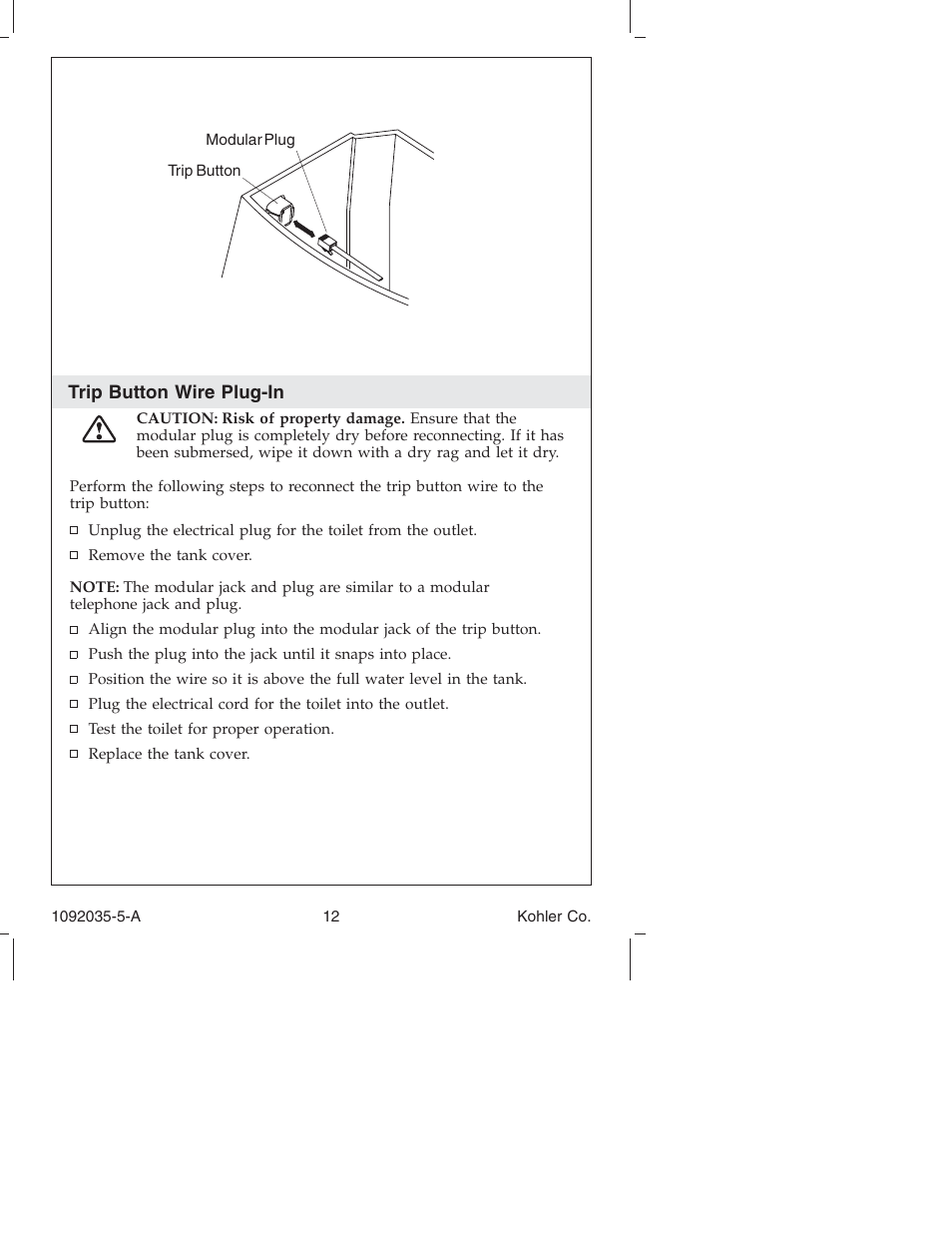 Kohler Toilet and Bidet Seat K-3607 User Manual | Page 12 / 76
