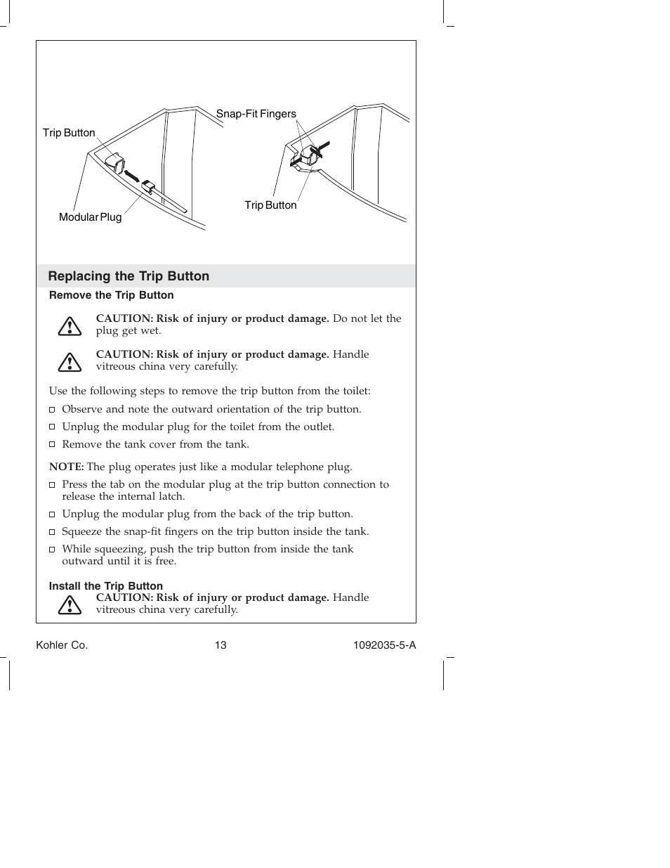 Kohler Toilet and Bidet Seat K-3607 User Manual | Page 13 / 76