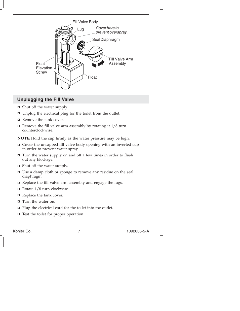 Kohler Toilet and Bidet Seat K-3607 User Manual | Page 7 / 76