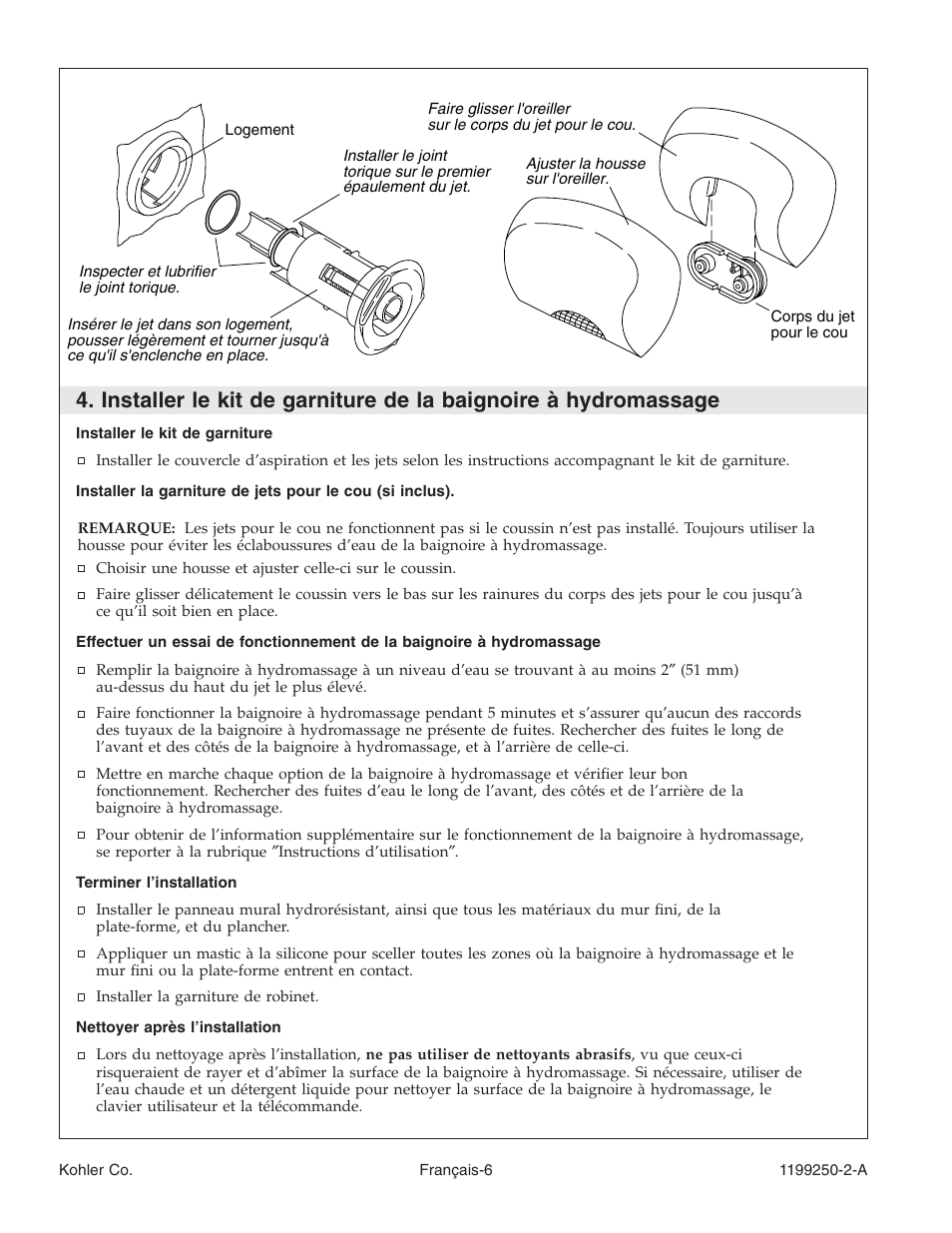 Kohler Bath Whirlpool 1199250-2-A User Manual | Page 23 / 52