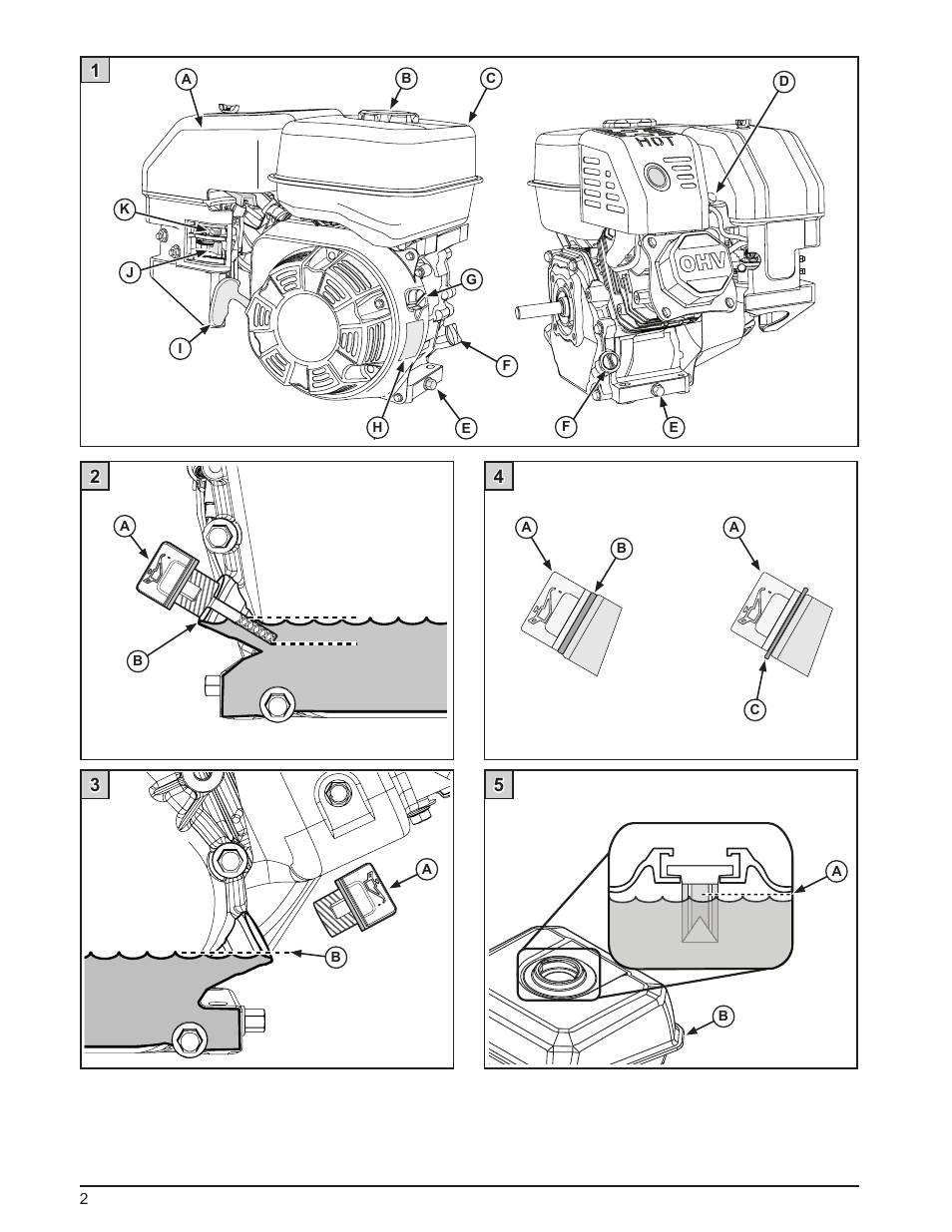 Kohler Courage SH265 User Manual | Page 2 / 18