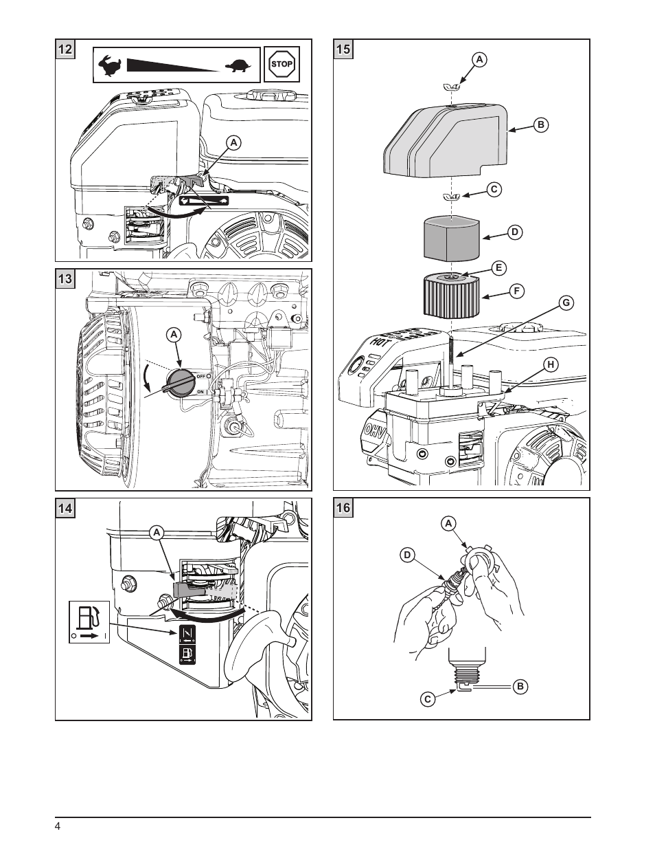 Kohler Courage SH265 User Manual | Page 4 / 18