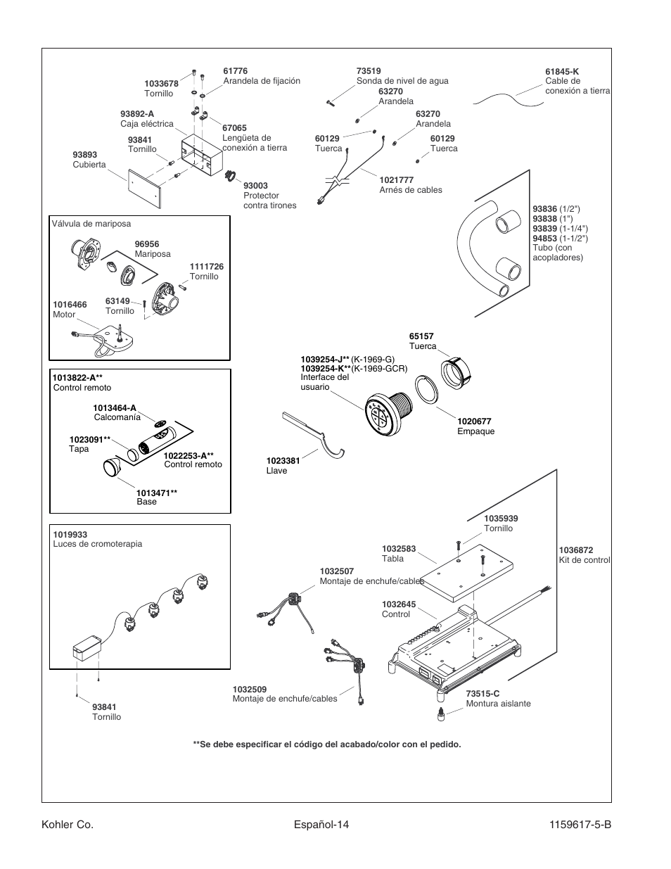 Kohler Bath With Airjets K-1969 User Manual | Page 41 / 44