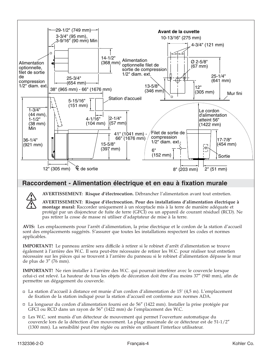 Kohler Toilet K-3900 User Manual | Page 26 / 68