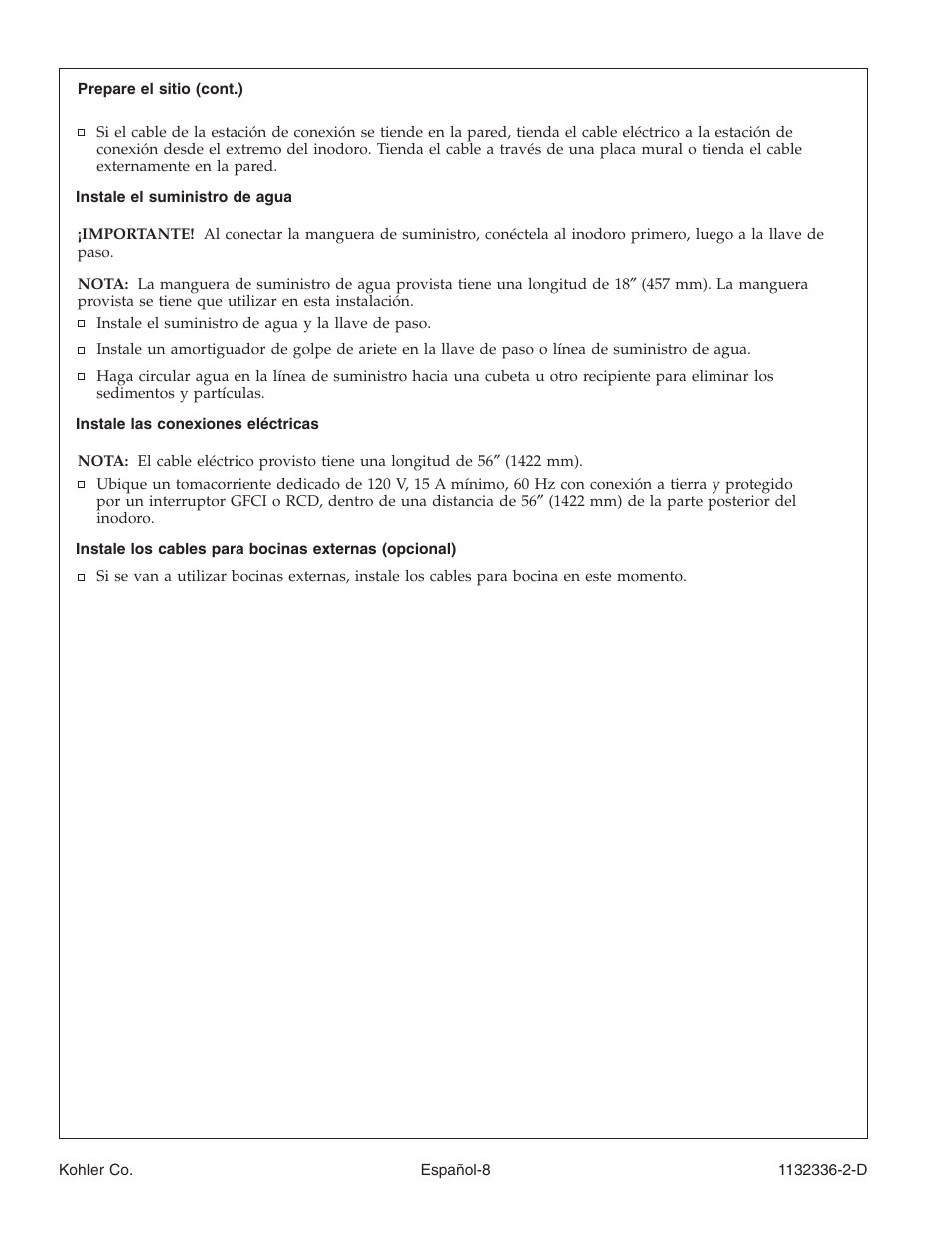 Kohler Toilet K-3900 User Manual | Page 51 / 68