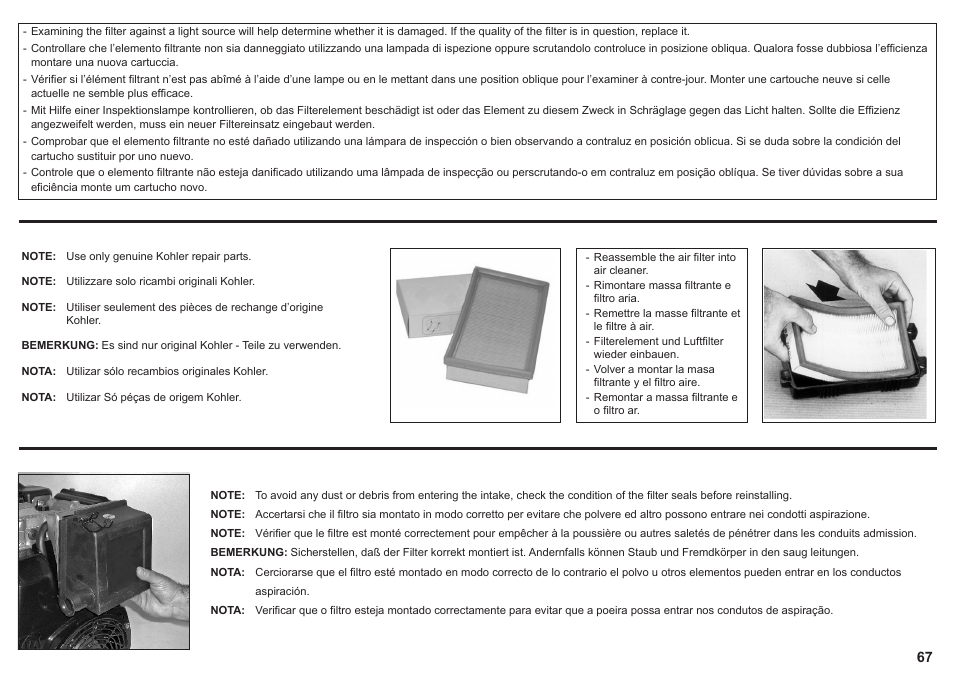 Kohler KD425-2 User Manual | Page 67 / 136