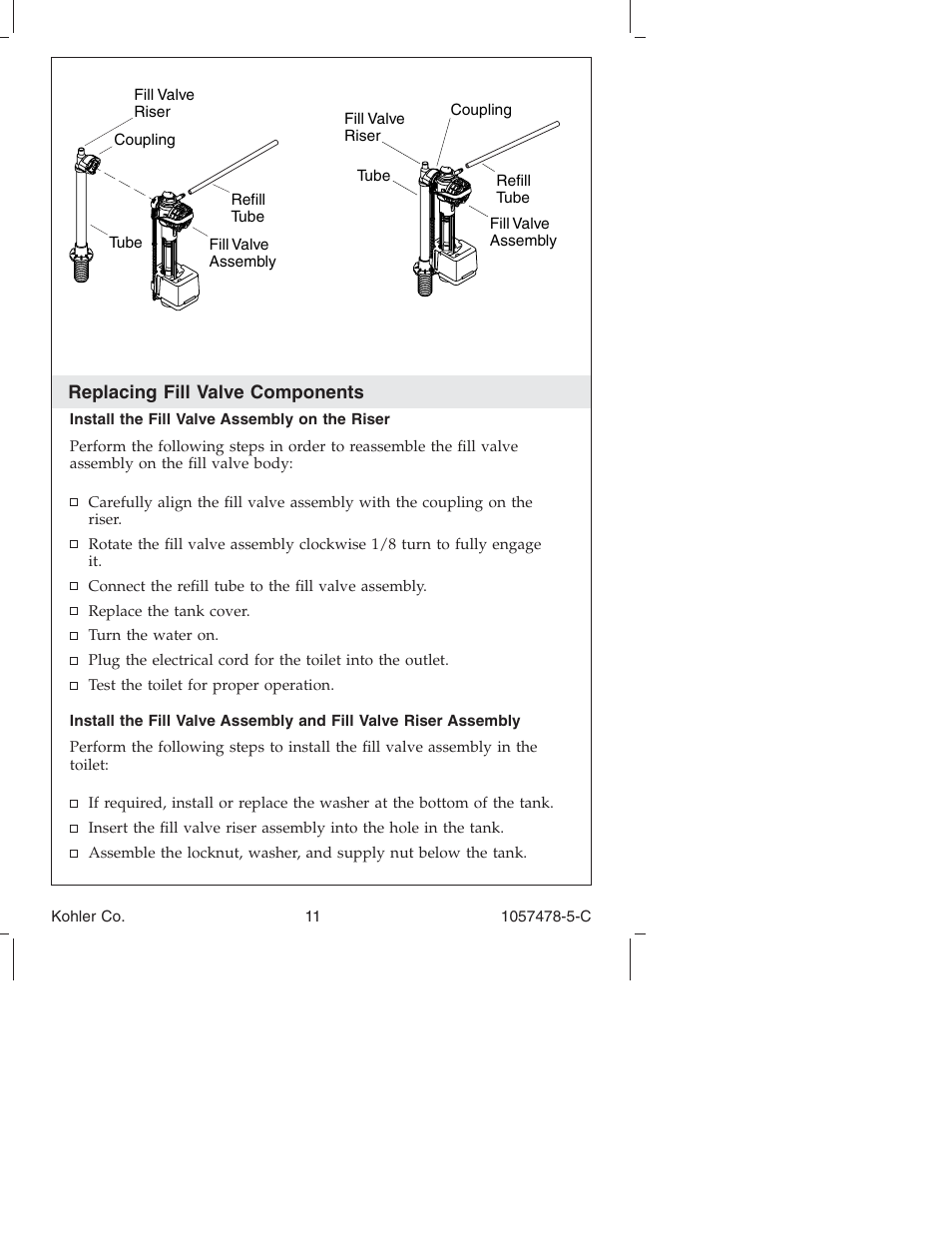 Kohler K-3393 User Manual | Page 11 / 76