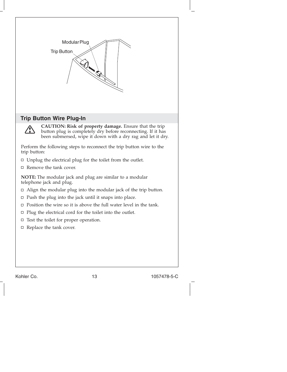 Kohler K-3393 User Manual | Page 13 / 76