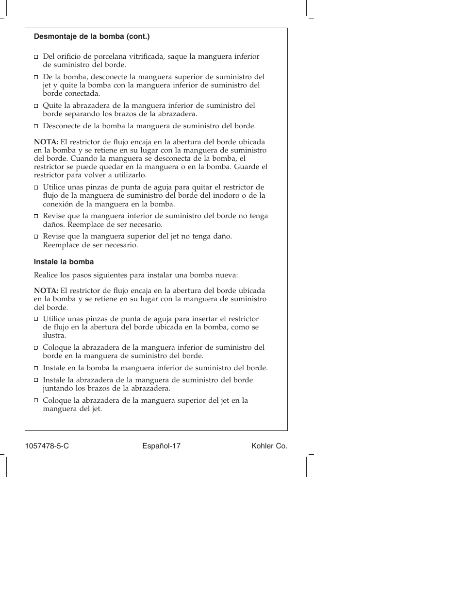 Kohler K-3393 User Manual | Page 66 / 76