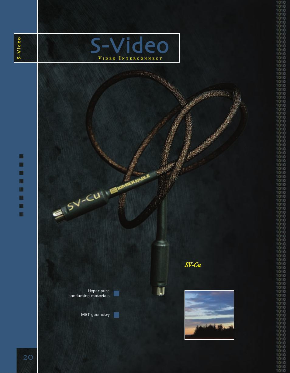 Ss--vviiddeeoo | Kimber Kable Music Harmony with Science PowerKordsTM User Manual | Page 22 / 84