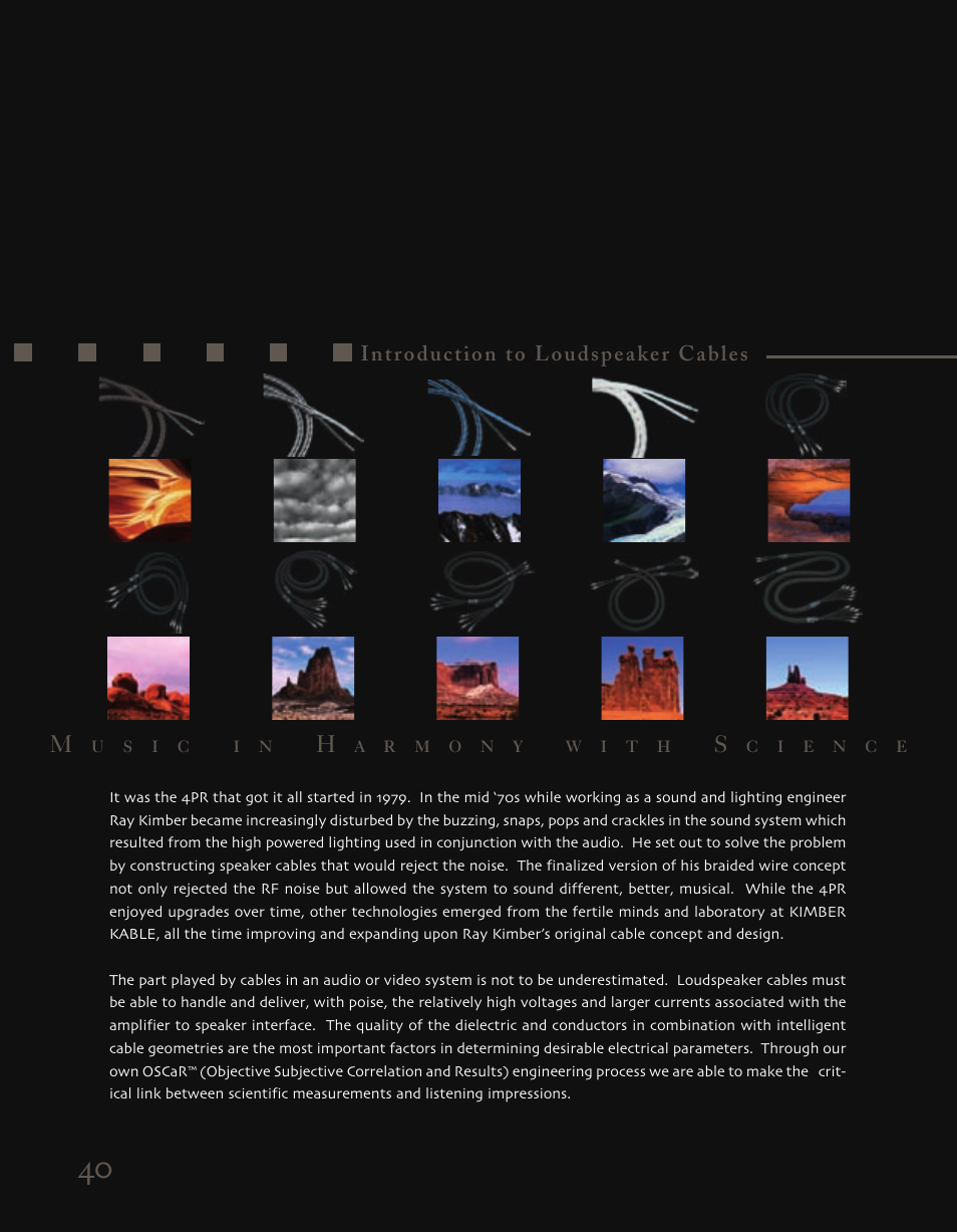 Kimber Kable Music Harmony with Science PowerKordsTM User Manual | Page 42 / 84