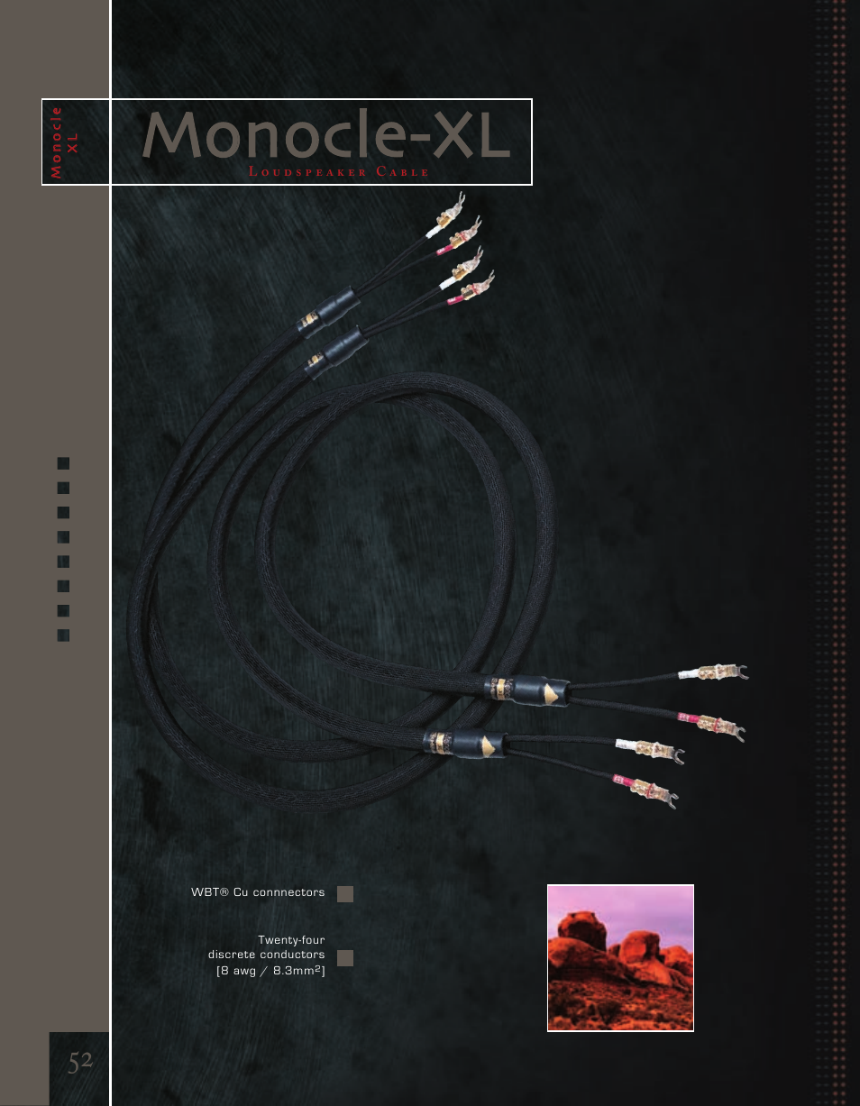 Mmoonnooccllee--xxll | Kimber Kable Music Harmony with Science PowerKordsTM User Manual | Page 54 / 84