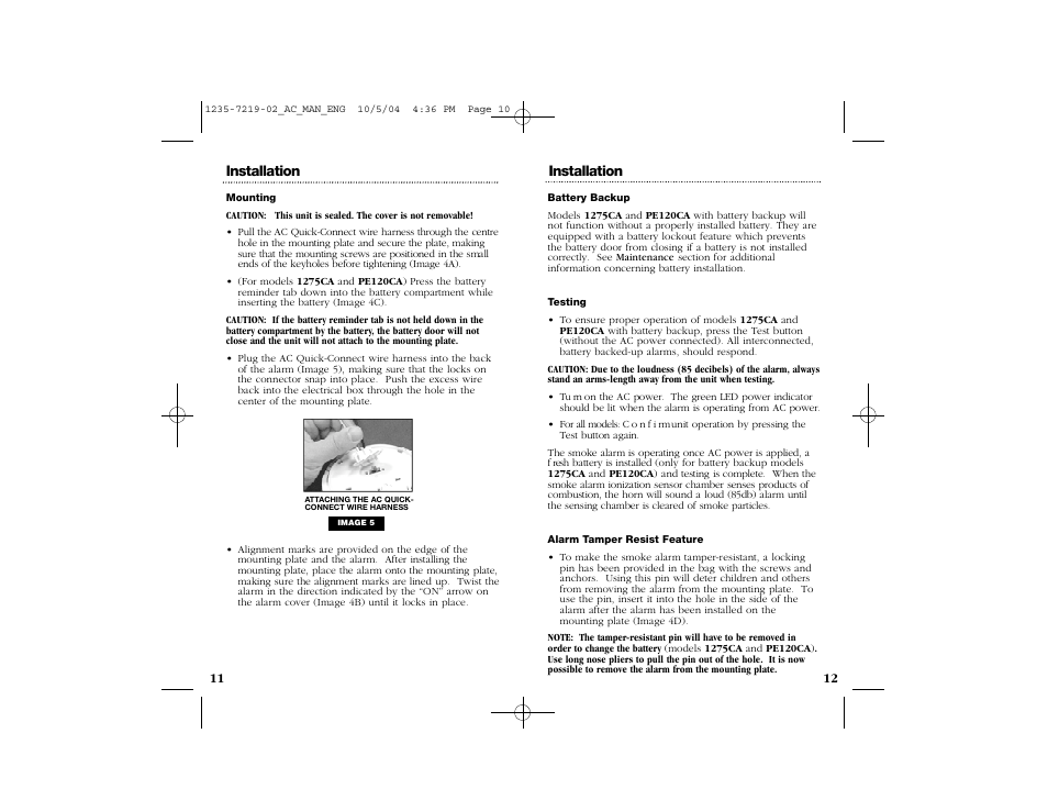 Kidde 1275CA User Manual | Page 7 / 12