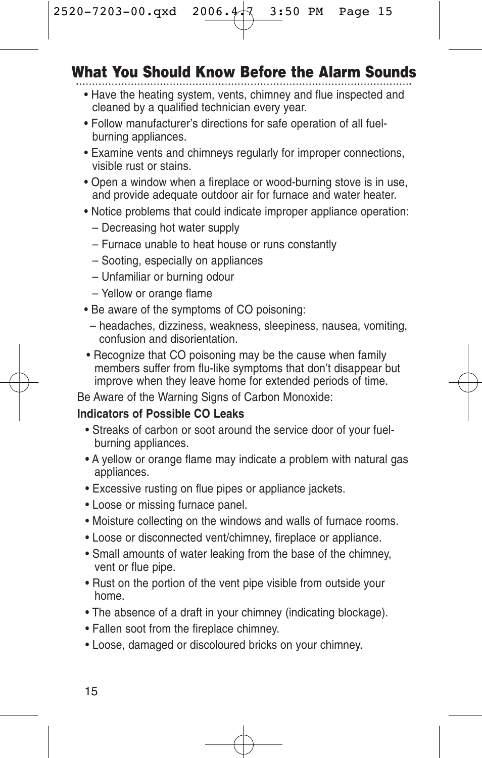 What you should know before the alarm sounds | Kidde KN-COPD-3-UK User Manual | Page 17 / 29
