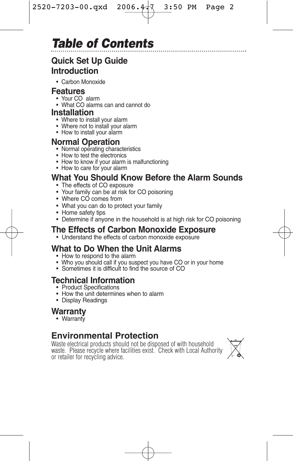 Kidde KN-COPD-3-UK User Manual | Page 2 / 29