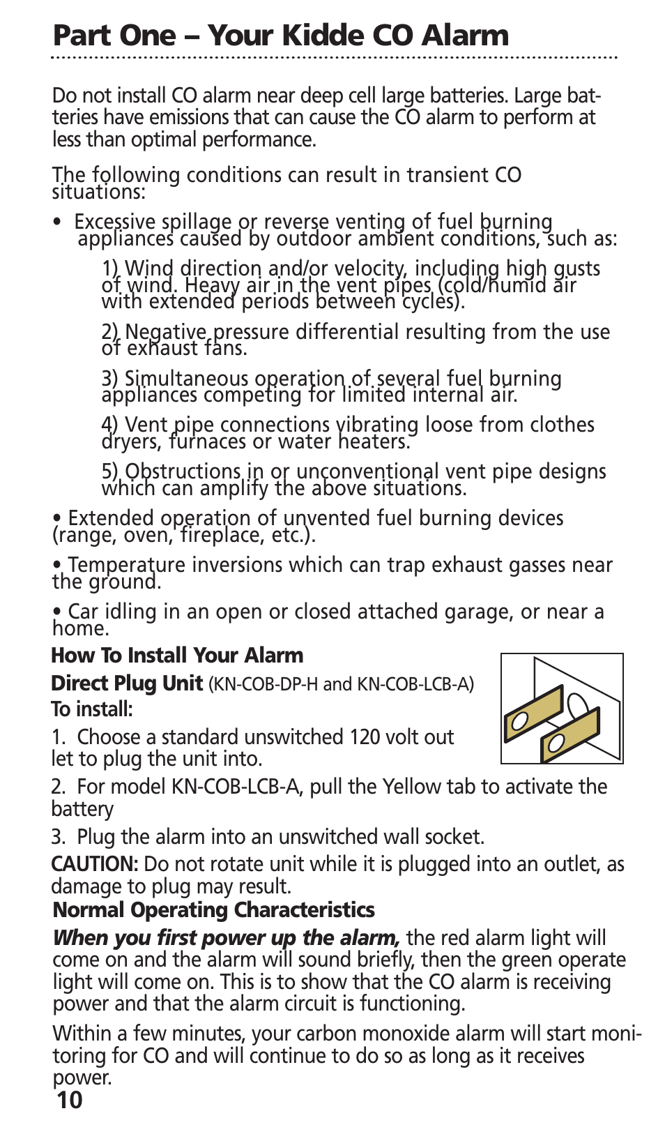 Part one – your kidde co alarm | Kidde KN-COB-LCB-A User Manual | Page 12 / 25