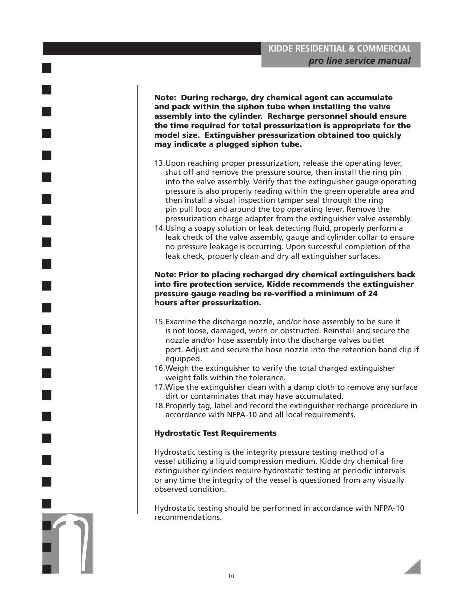 Kidde Pro line User Manual | Page 10 / 16