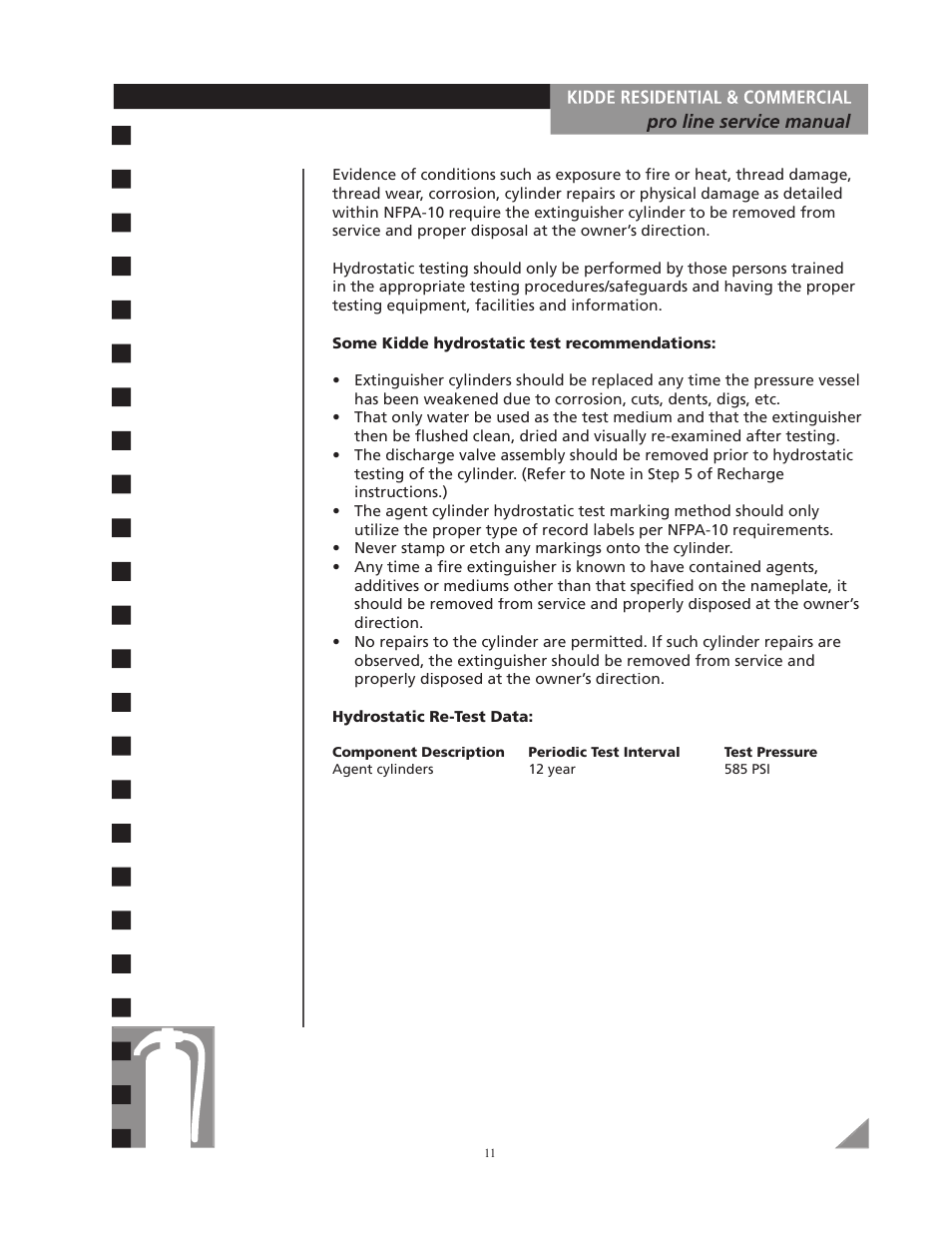 Kidde Pro line User Manual | Page 11 / 16