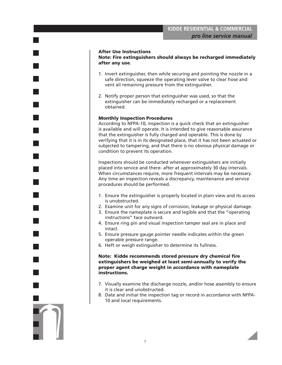 Kidde Pro line User Manual | Page 5 / 16