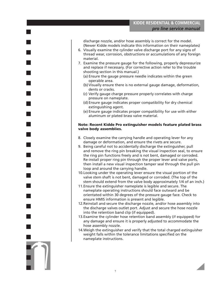 Kidde Pro line User Manual | Page 7 / 16