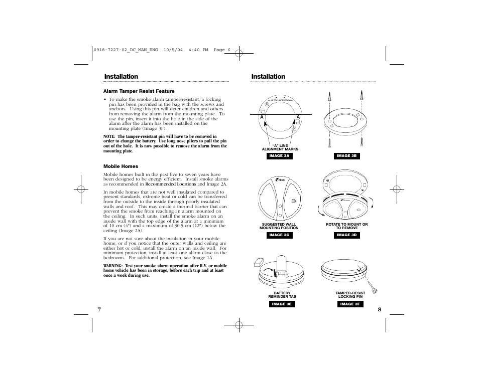 Kidde 0915CA User Manual | Page 5 / 12