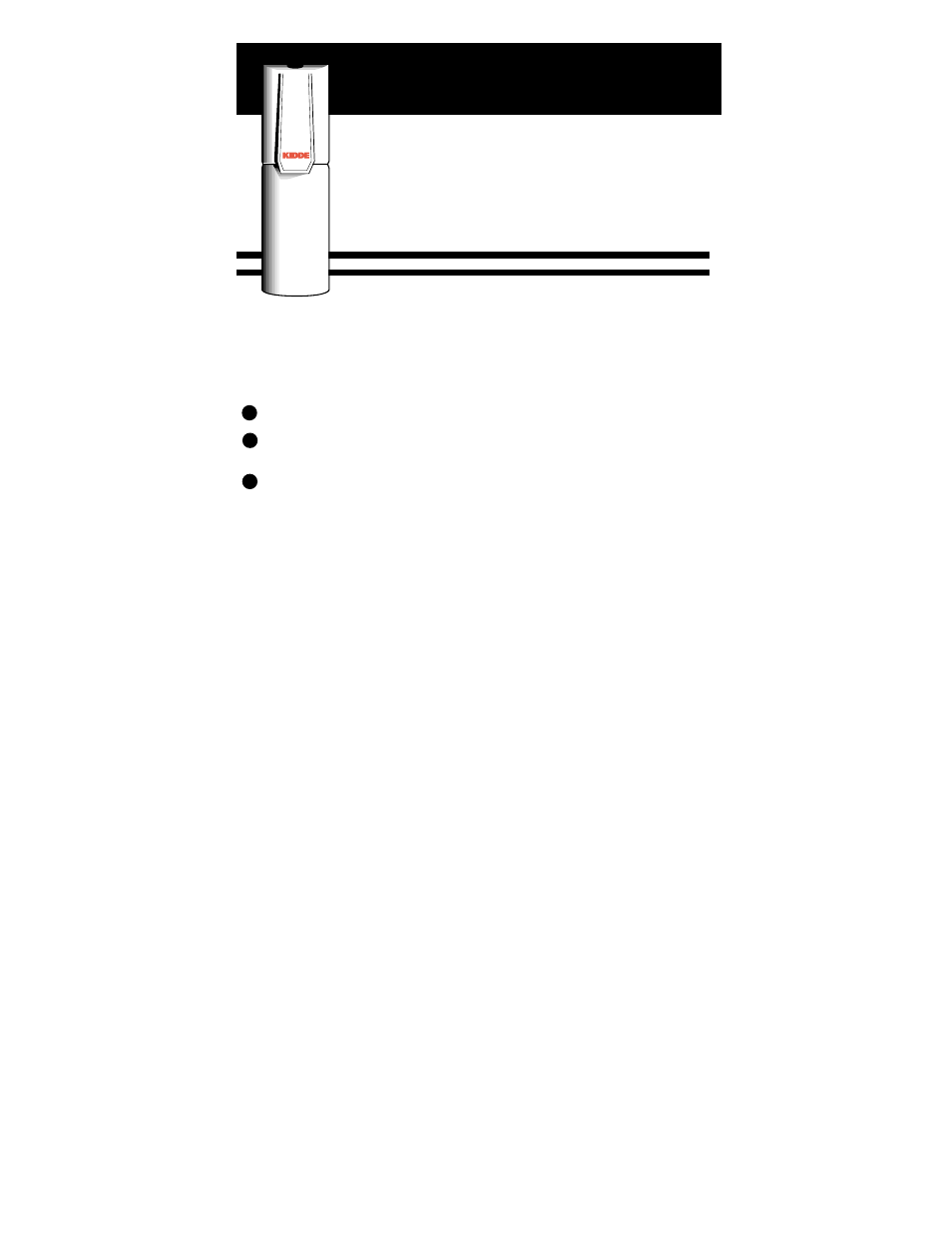 Kidde KITCHEN FIRE EXTINGUISHER User Manual | 1 page