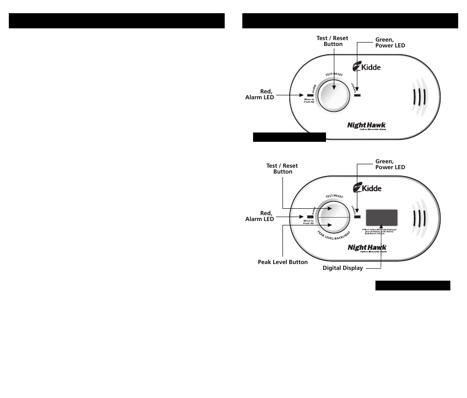 Product features and specifications, Information about carbon monoxide | Kidde KN-COPP-B-LS (900-0230) User Manual | Page 5 / 20