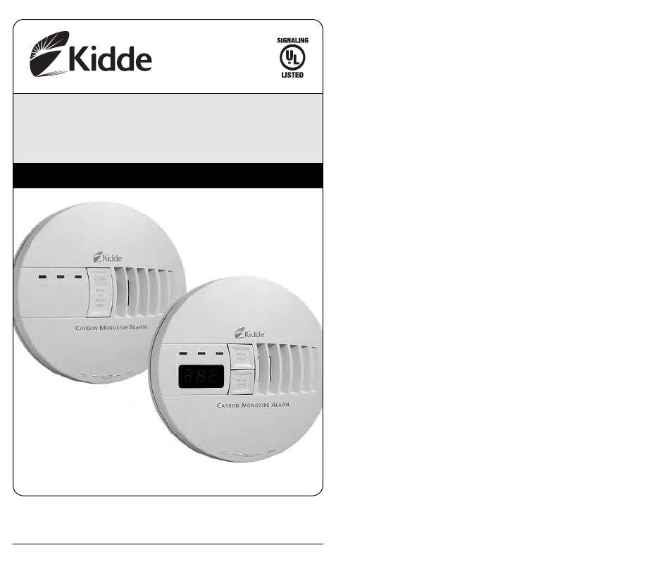 Kidde kn-cop-ic User Manual | 12 pages