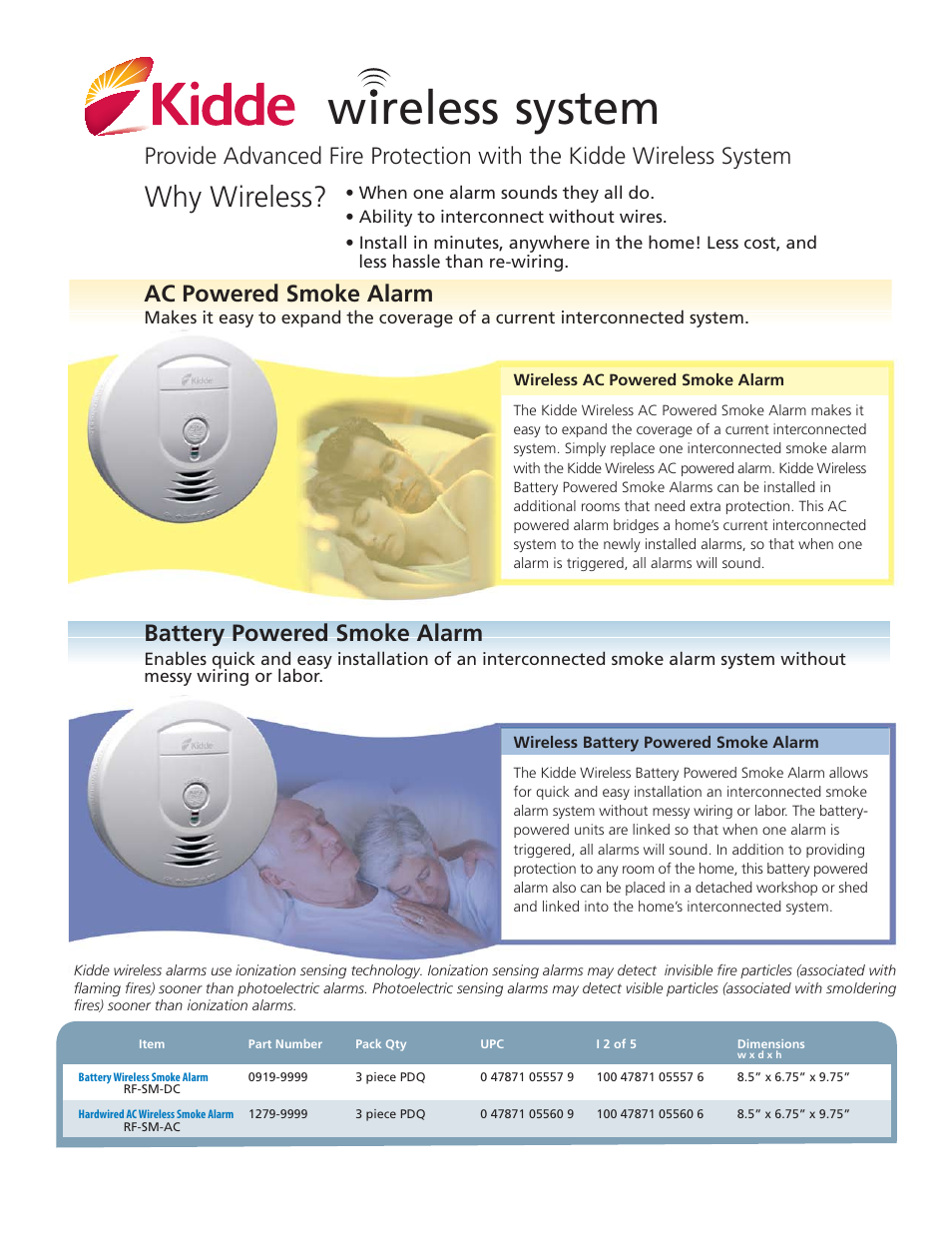 Kidde Smoke Alarm User Manual | 2 pages