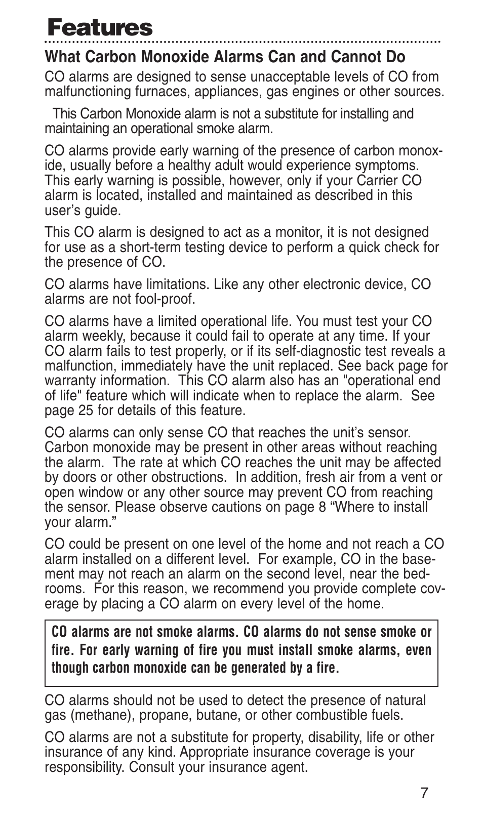 Features | Kidde KN-COPP-3-RC User Manual | Page 10 / 35