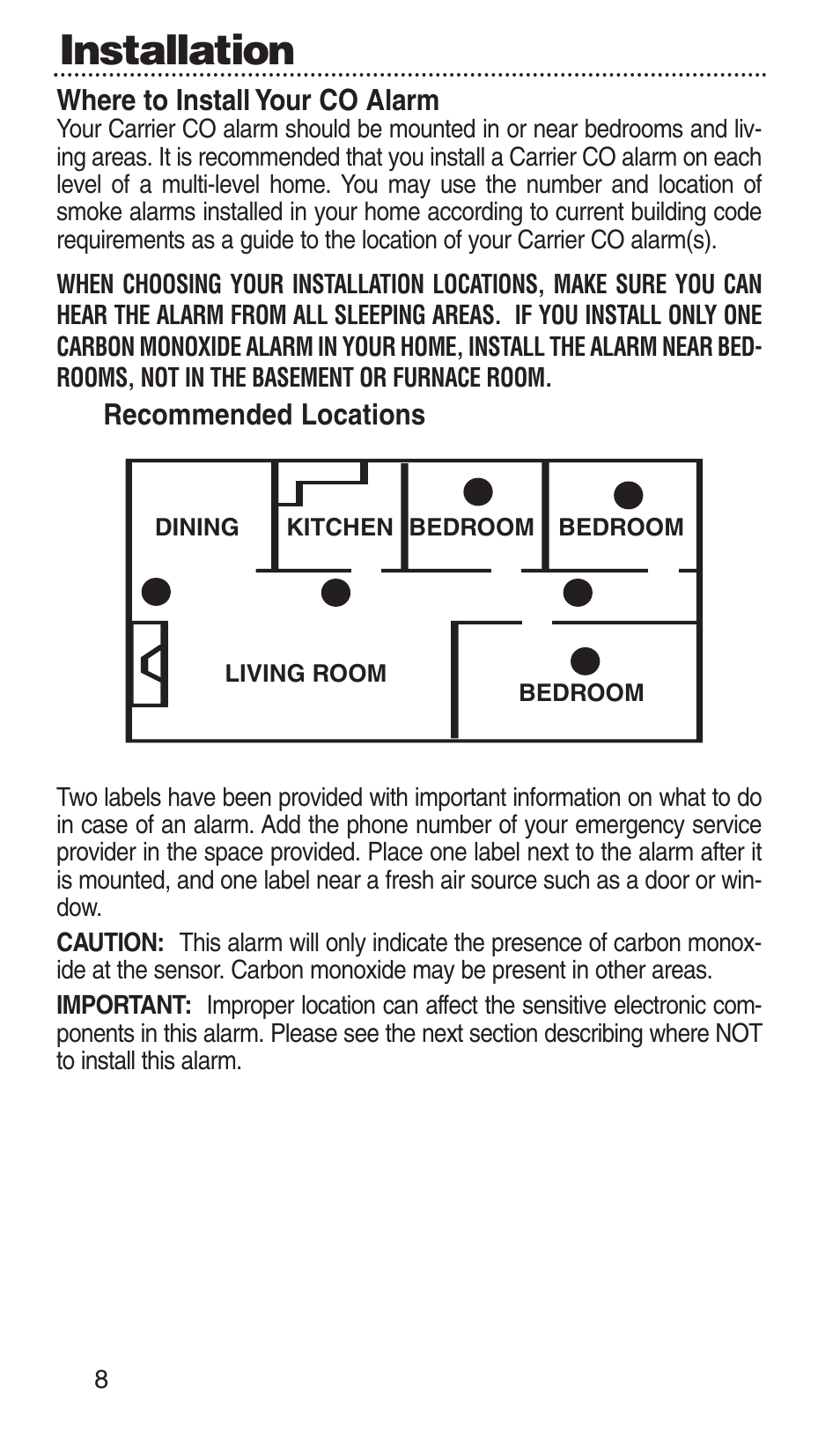 Installation | Kidde KN-COPP-3-RC User Manual | Page 11 / 35