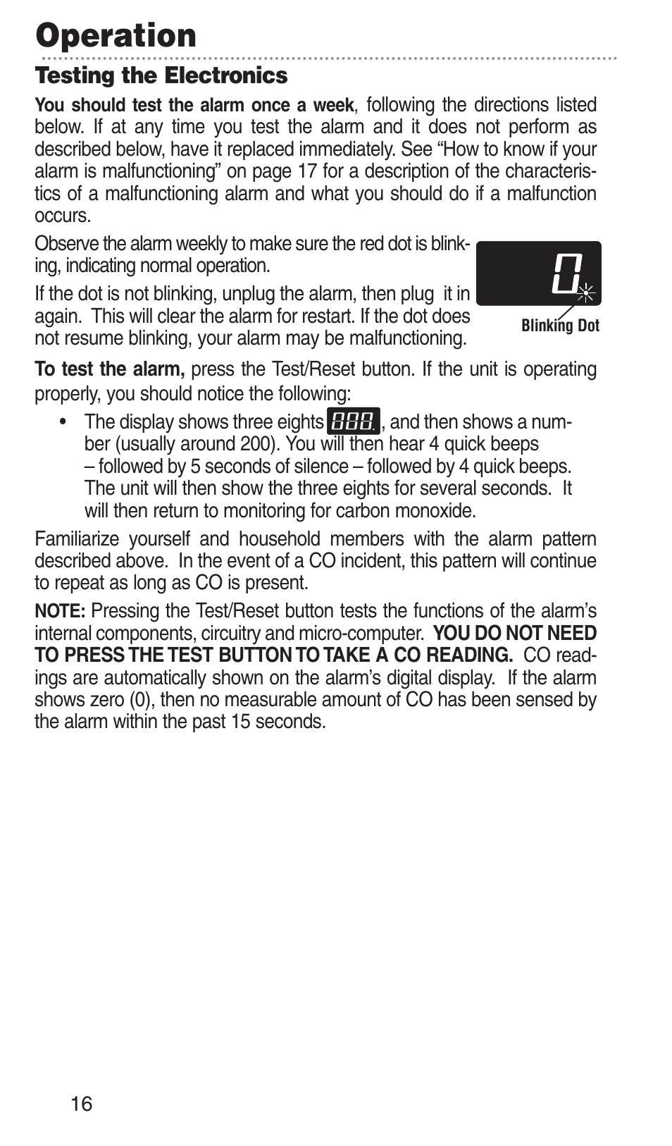 Operation | Kidde KN-COPP-3-RC User Manual | Page 20 / 35