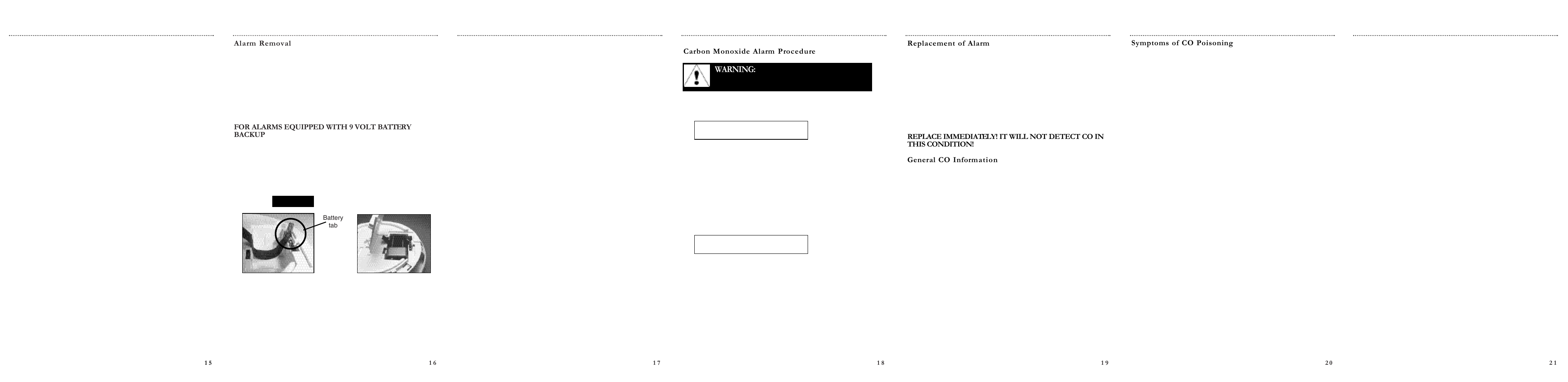 Battery replacement (if equipped), Maintenance, Carbon monoxide safety | Kidde P/N 900-0120 User Manual | Page 21 / 25