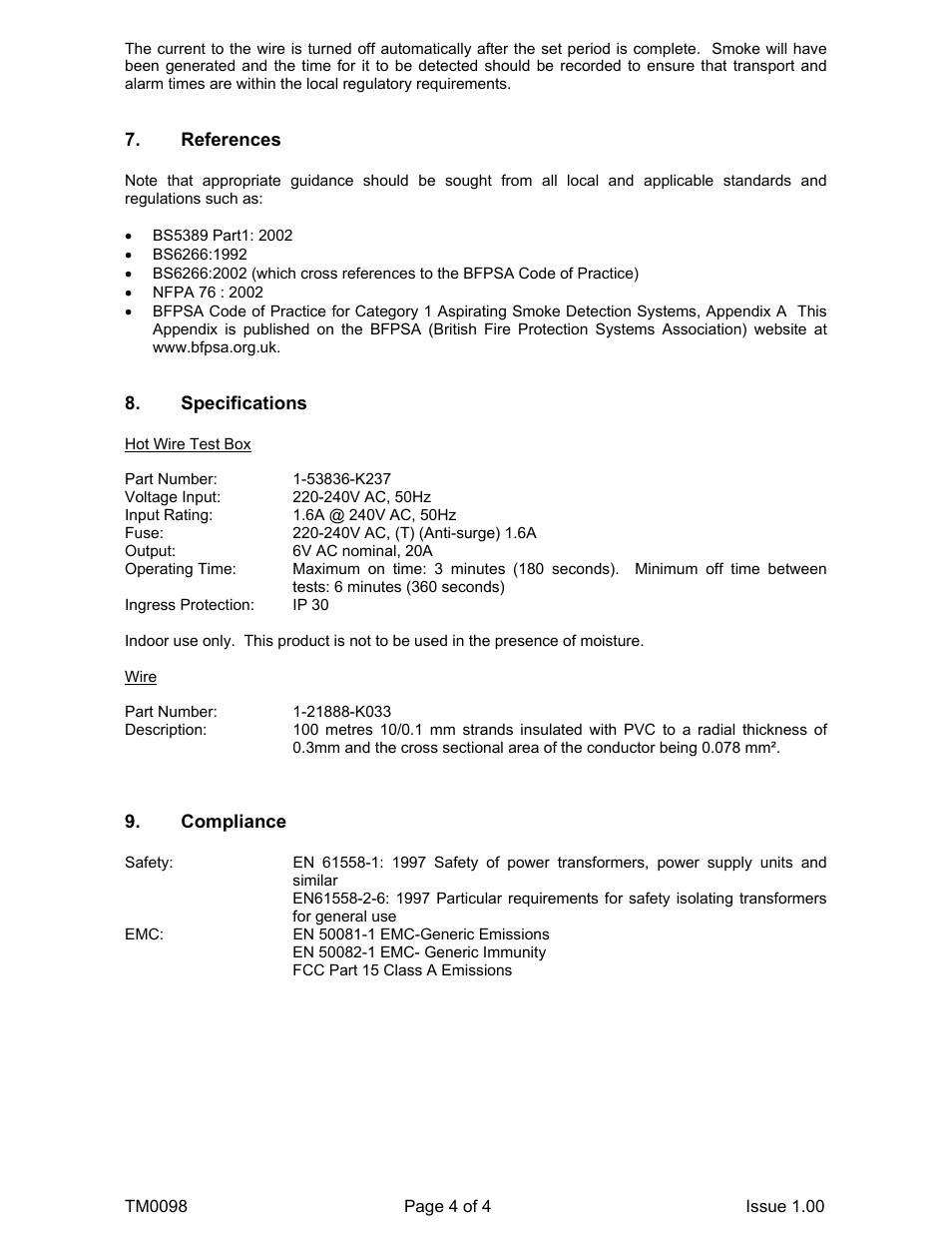 Kidde TM0098 User Manual | Page 4 / 4