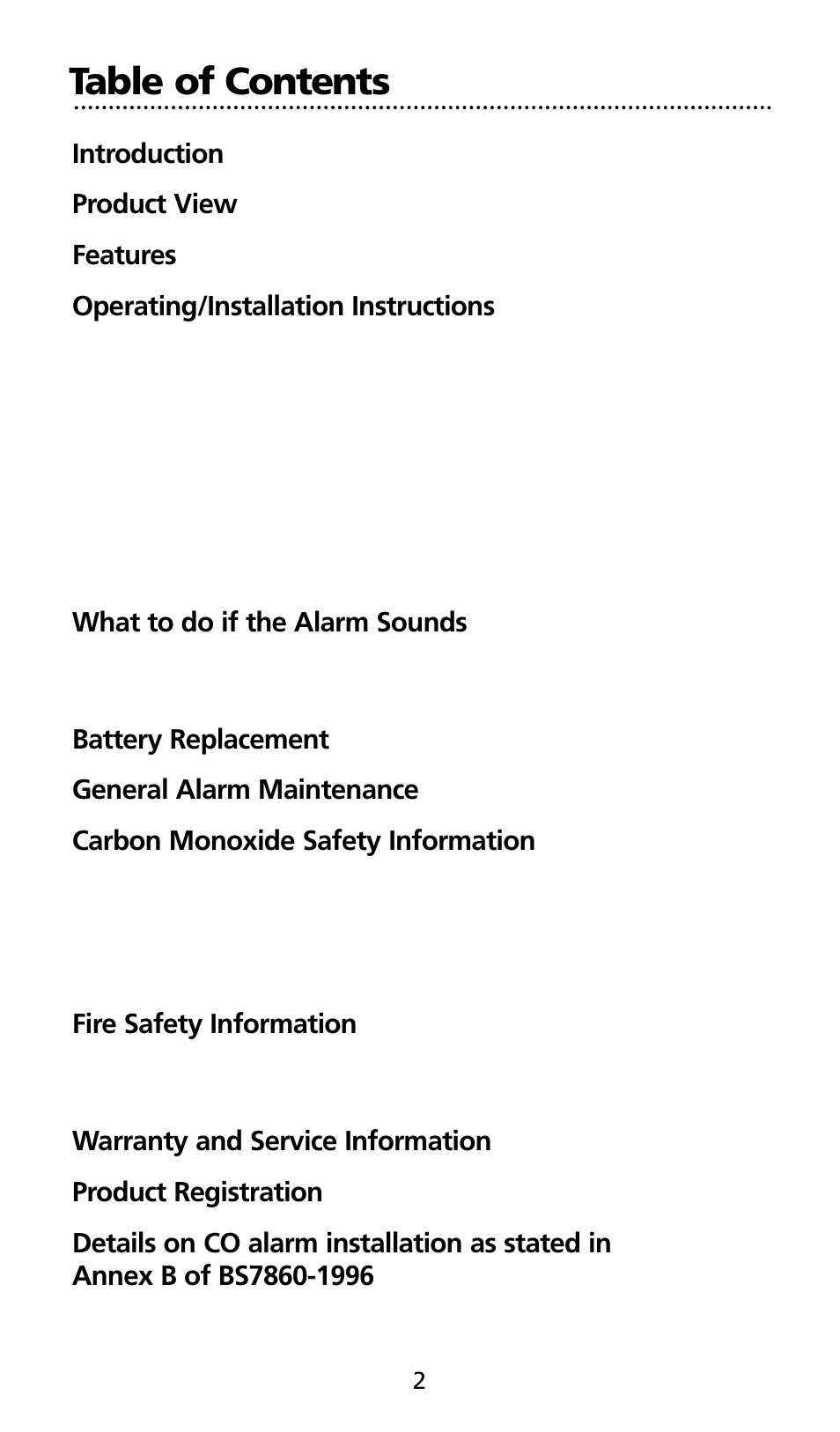 Kidde SMOKE AND CARBON MONOXIDE ALARM User Manual | Page 2 / 106