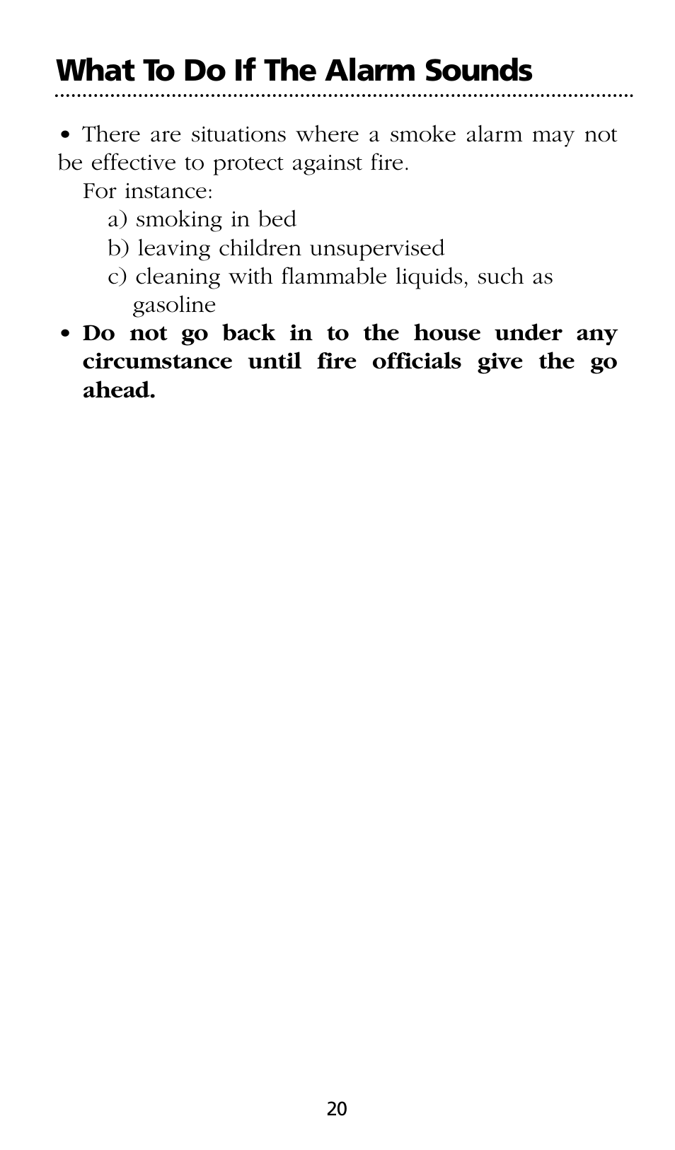 What to do if the alarm sounds | Kidde SMOKE AND CARBON MONOXIDE ALARM User Manual | Page 20 / 106